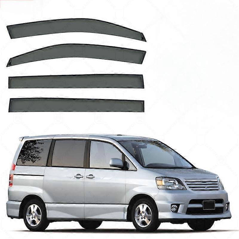 Rain protection side windows for Toyota NOAH MK1R60 20012006, ventilation louvers, sun, wind, and rain protection.