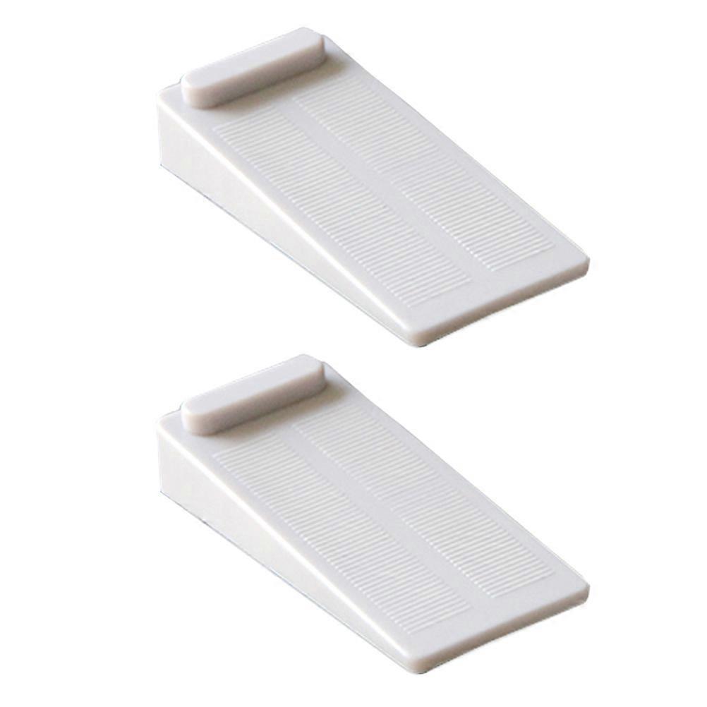 Door Stop Wedge Rubber Non-Slip Grip Power For 2Pcs