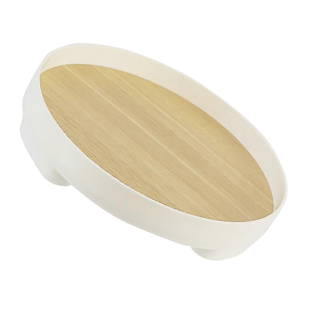 Modern Round Shaped Jewelry Storage Tray Key Holder in Assorted Color for Desktop Use