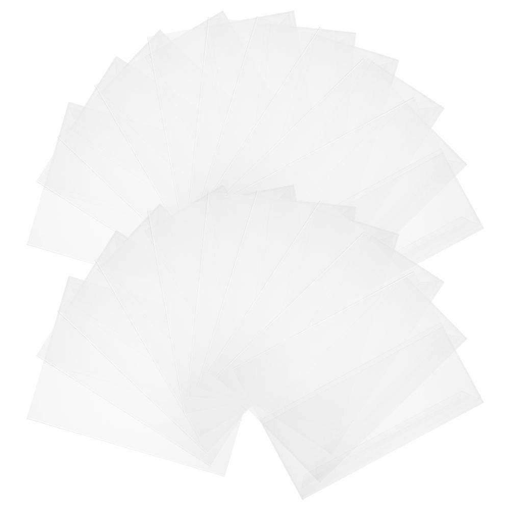 20Pcs Waterproof Transparent Book Covers For School Library Protect Against Wear And Tear Easy To Use