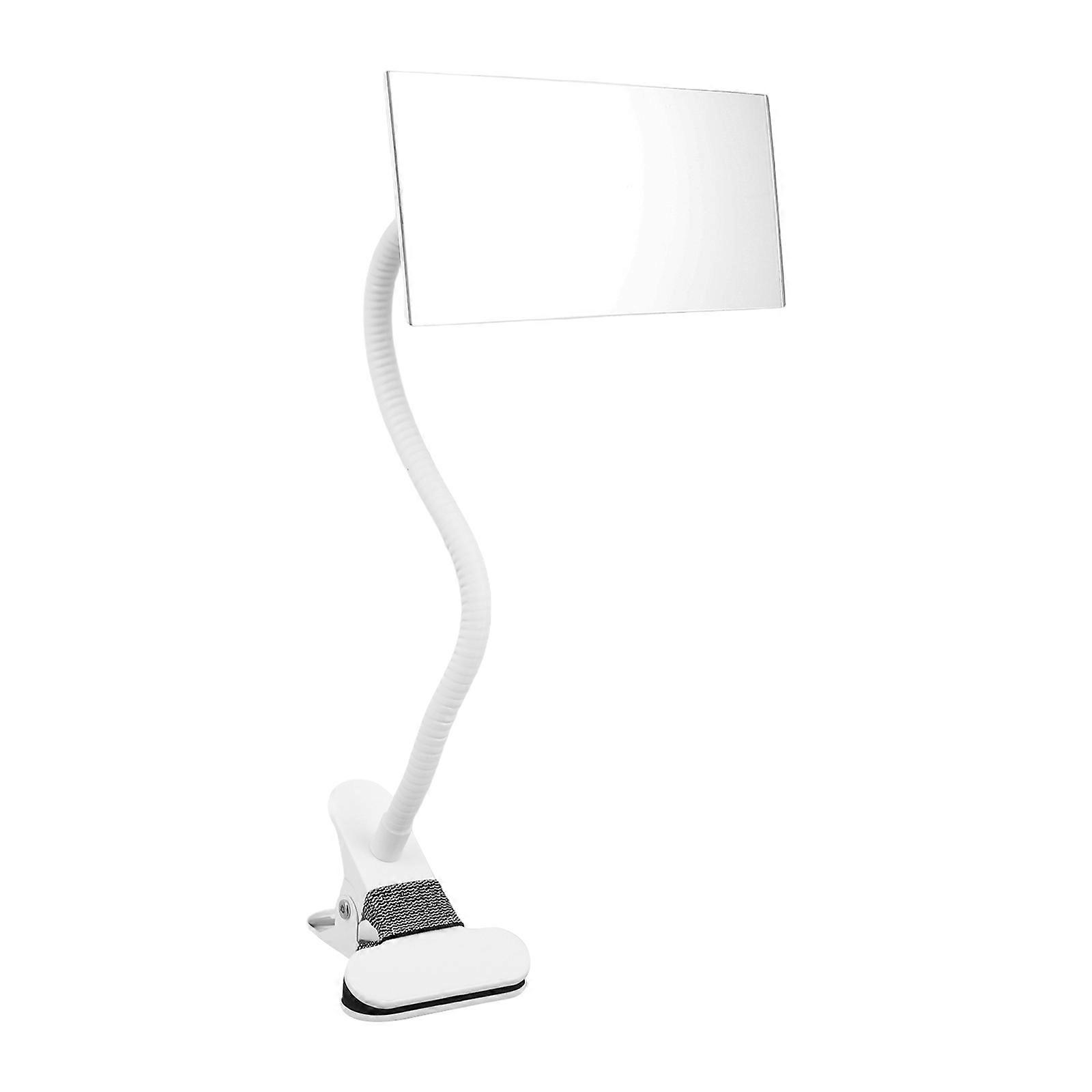 Adjustable Desktop Makeup Mirror with Privacy Protection for Office Use, High Definition Reflection for Personal Beauty Needs