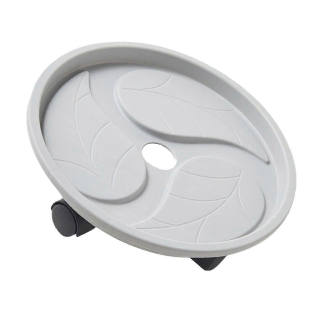 Planter Roller With Removable Universal Wheels For Round Planters Thick Plastic Indoor Outdoor