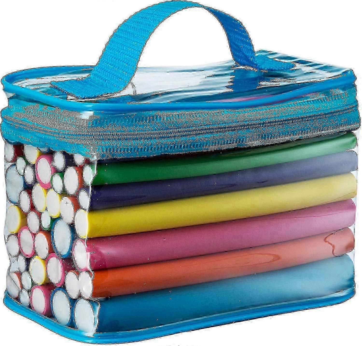 2025 Hair Rollers 42-pack 7" Flexible Curling Rods