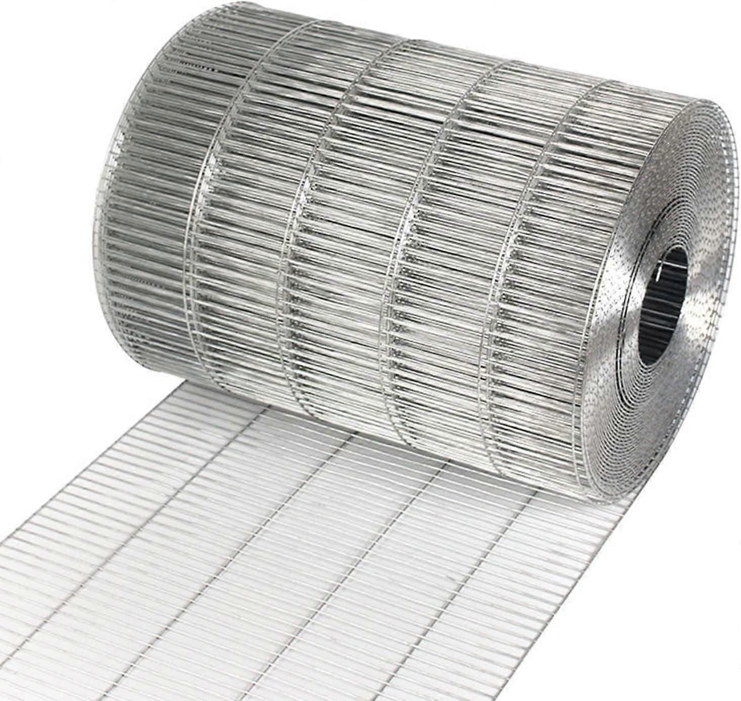 Galvanized welded chicken coop fence roll, 1.8mm wire, silver, 0.6x10m, durable poultry netting