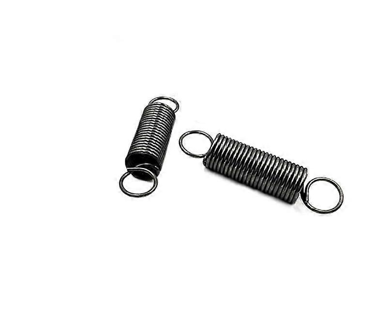 2 pieces 0.8 mm * 5 mm * 320 mm tension spring tension springs 304 stainless steel hook elastic ring extended elasticity coil