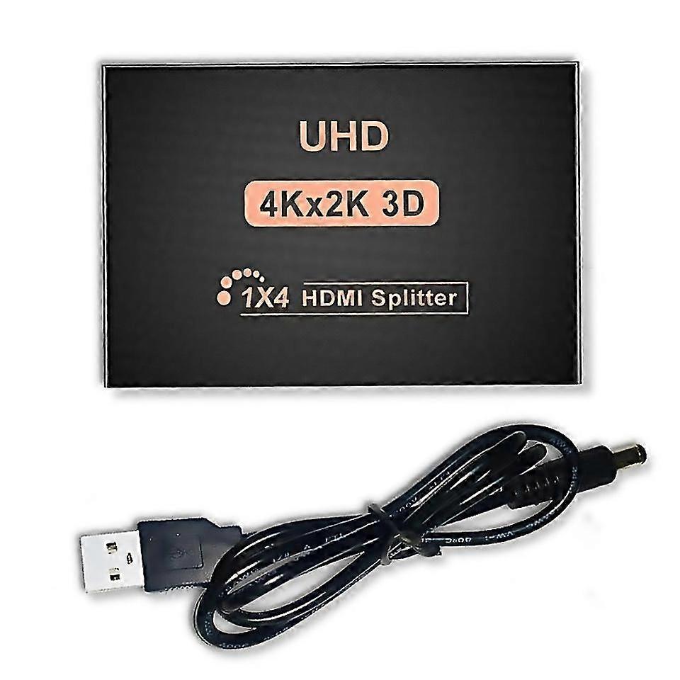 For 4k 1x4 Splitter By 1 Port To 4 Display Duplicatemirror Usb Powered Splitter For Outputs