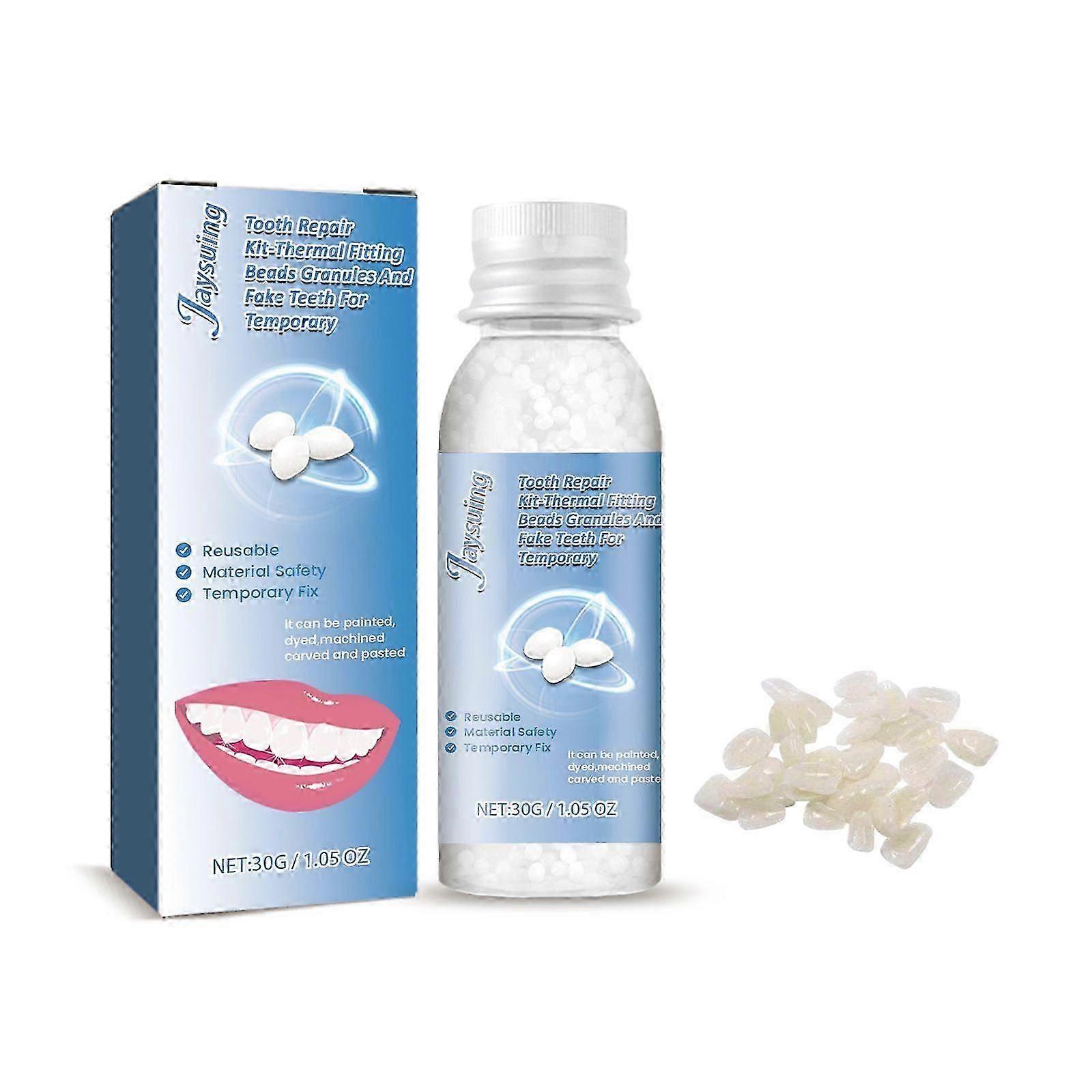 Tooth Repair Kit, Halloween Makeup Modification Teeth Dentures Fillings And Holes And Glue