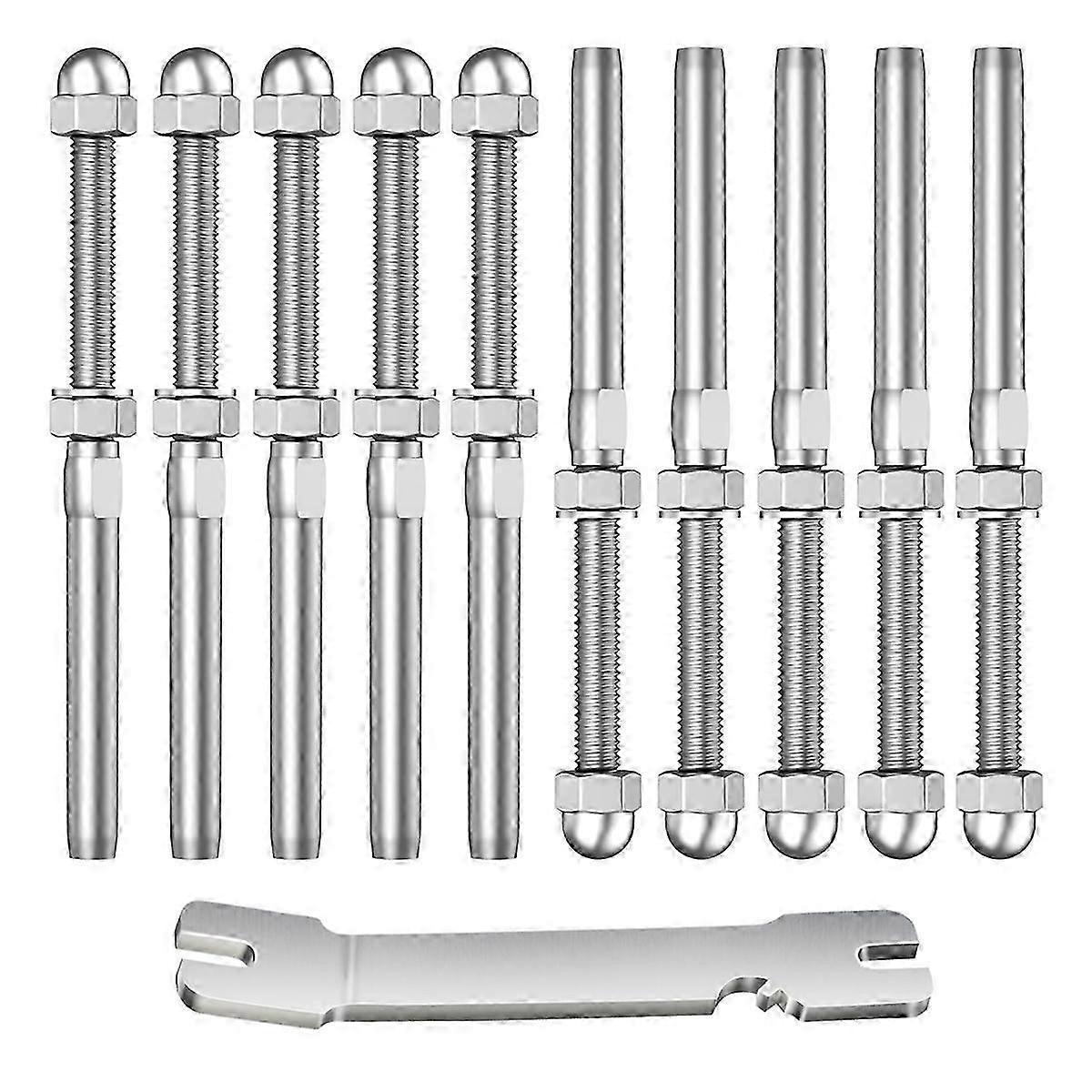 nerezová ocelová ocelová lanová sestava konektoru Typ krytu Matice