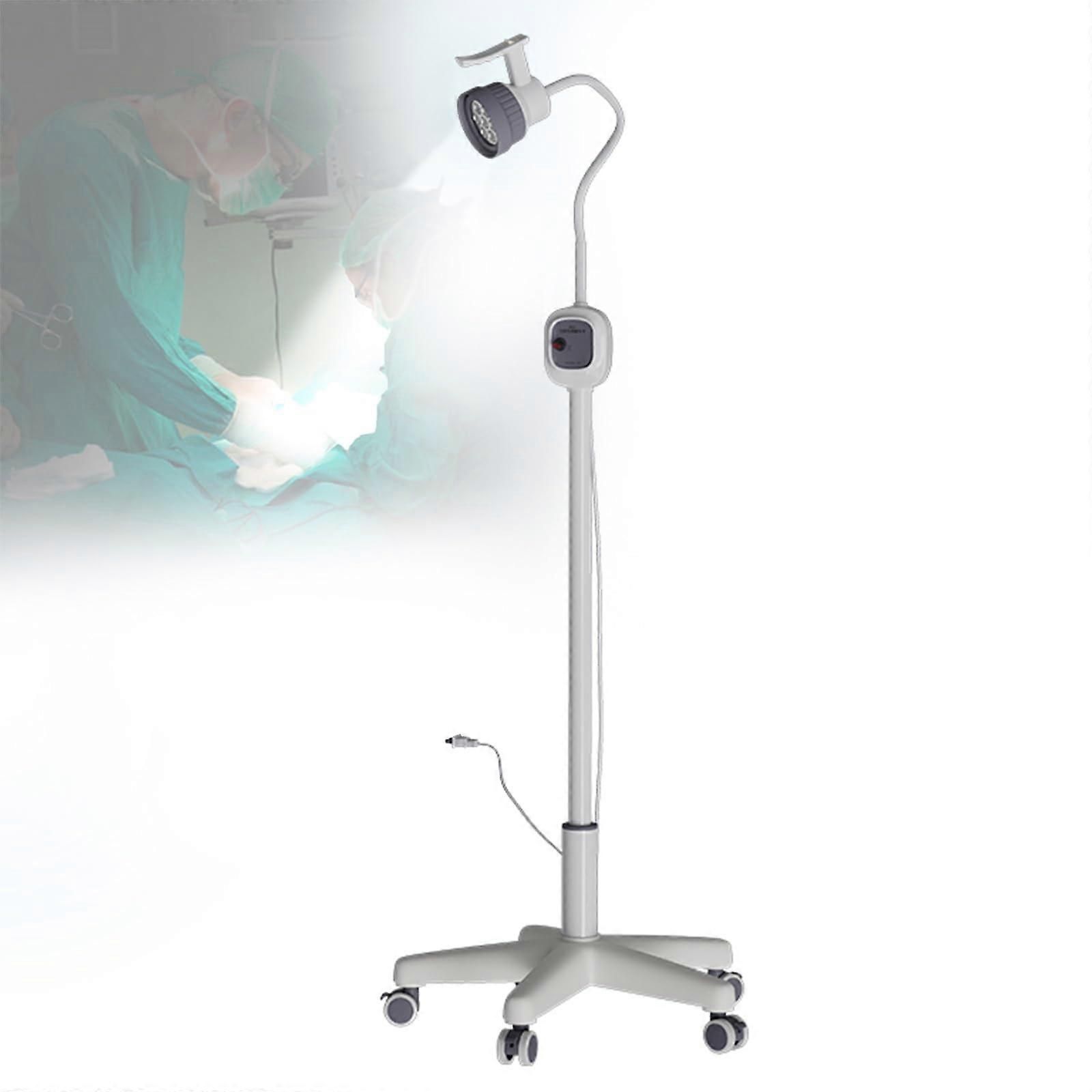 12W LED Exam Light, Portable Surgical Shadowless Lamp, Flexible Gooseneck Design, Knob-Controlled Dimming for Medical Use