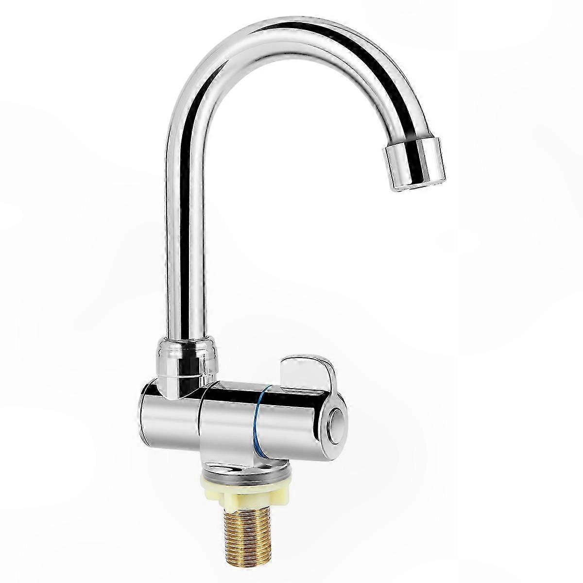 Copper Basin Faucet for Kitchen and Bathroom Use on Boats and Caravans with Foldable Design for Deck Mounting
