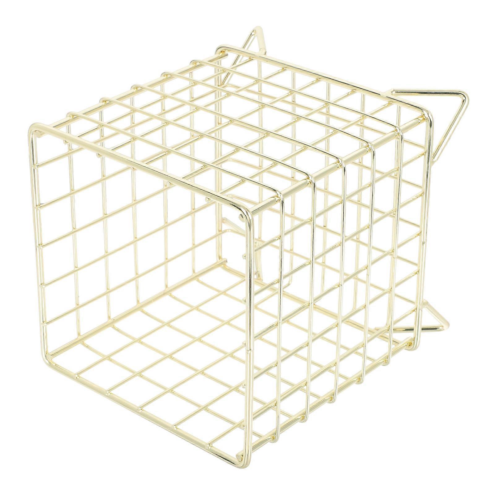 Storage Basket Square Holder for Storage 1Pcs Metal
