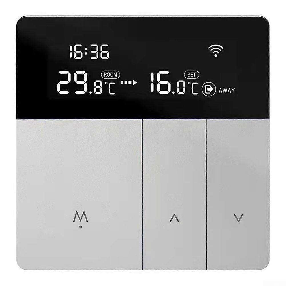 WiFi Thermostat For Home Heating, Tuya Compatible, Voice Platforms, 25A, Smart Thermostat