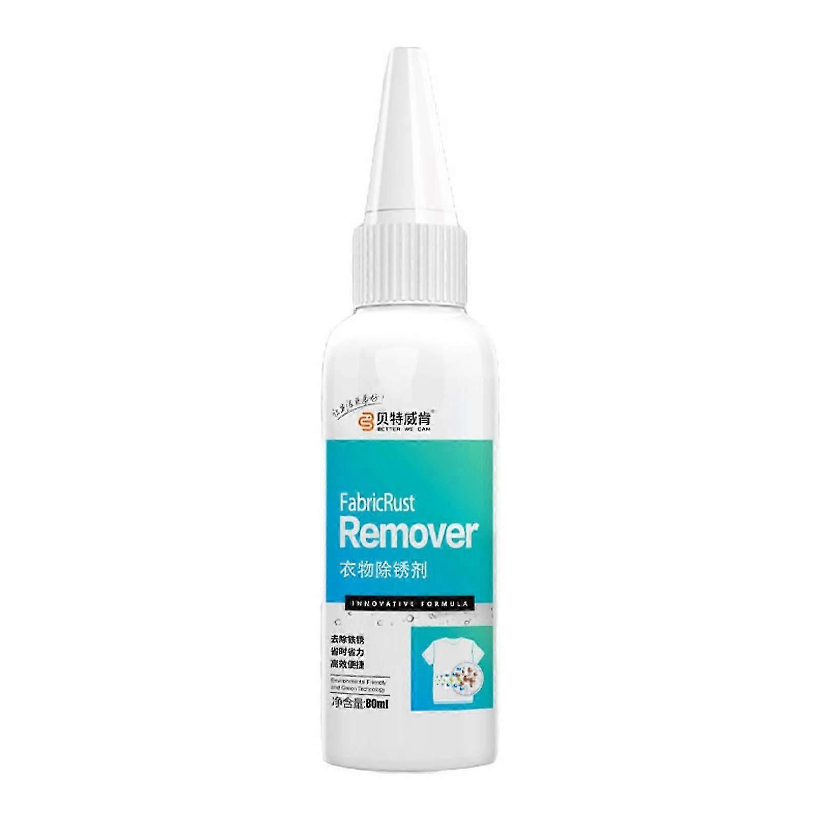 Clothes Rust Remover Cleaner Removes Rust Water Rust Mud Dirt And Stains Easily Removes Without Hurting Clothes 80ml