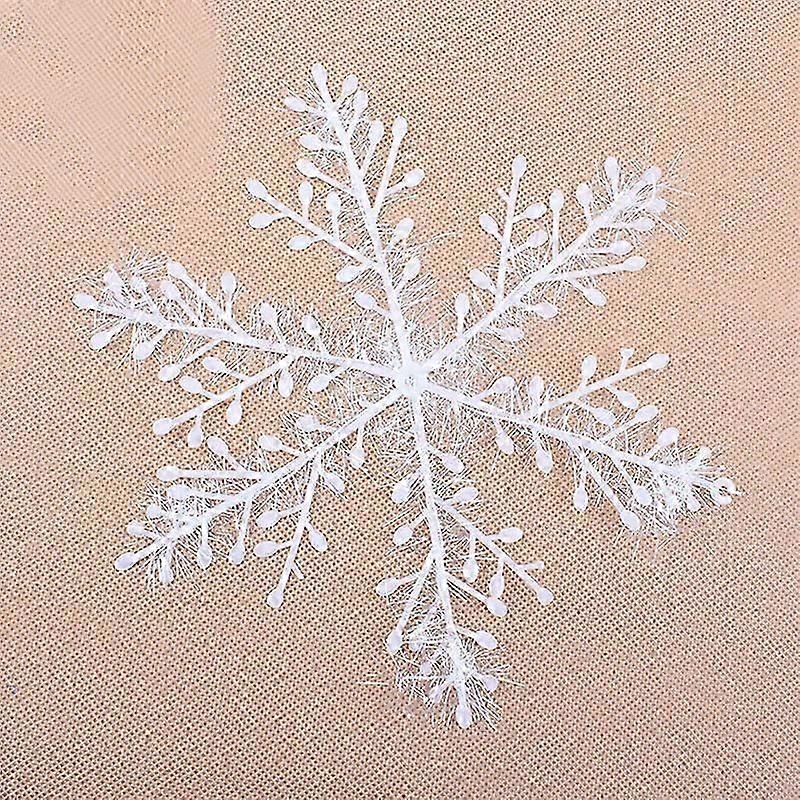6/11/15/22/30cm Christmas 3D Snowflake Stunning Xmas Tree Hanging Decor Party Ornament Gift