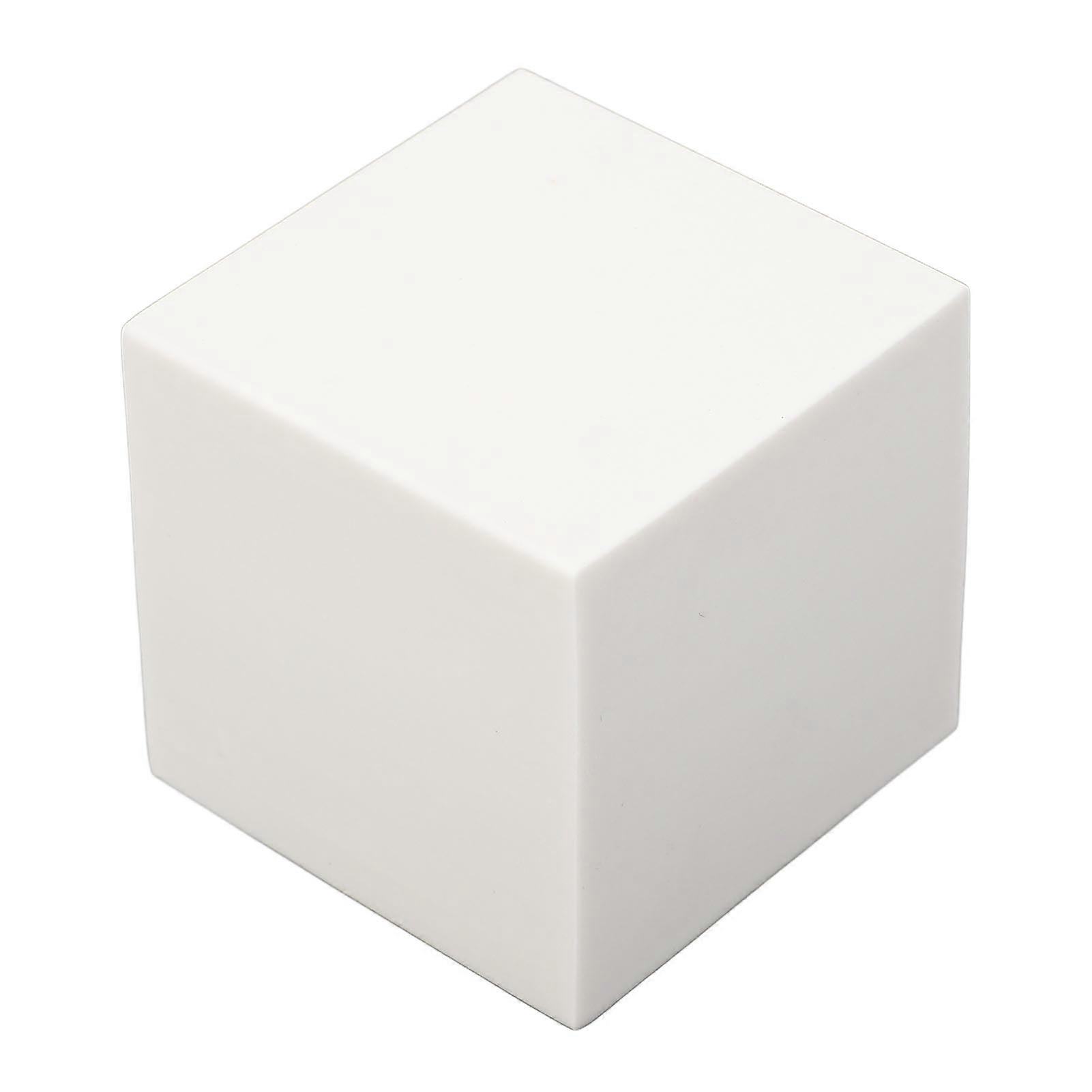 Rubber Carving Block 3D Cube Soft Stamp Material 5x5x5 cm White