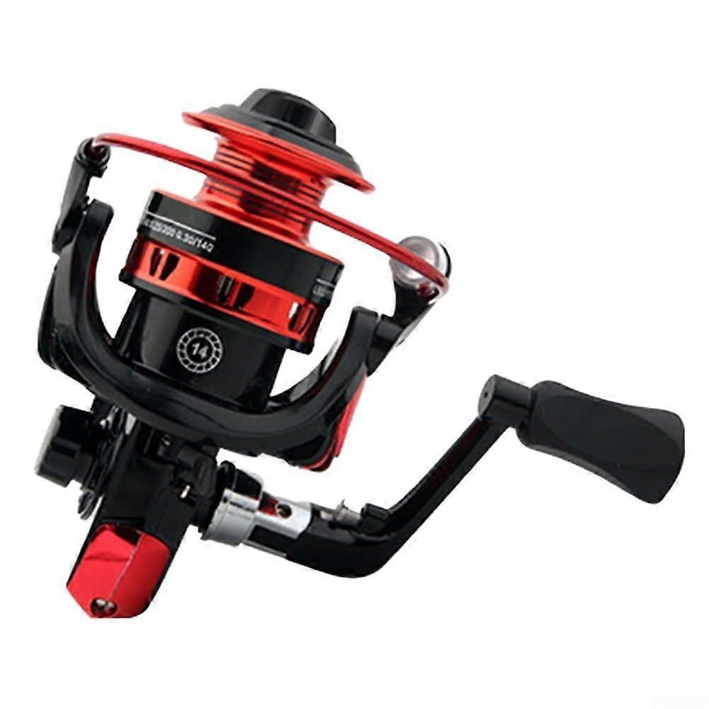 Multi Terrain Fishing Reel Metal Spool Smooth Casting Model 3000 Red