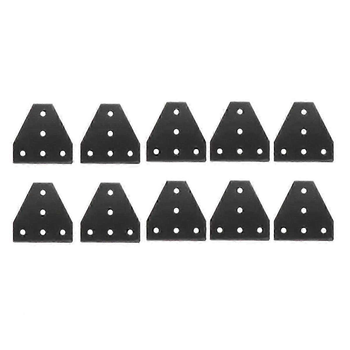 T Shape Corner Angle Bracket for 2020 Aluminum Profile 5 Hole Joining Board Plate, Ideal for 3D Printer