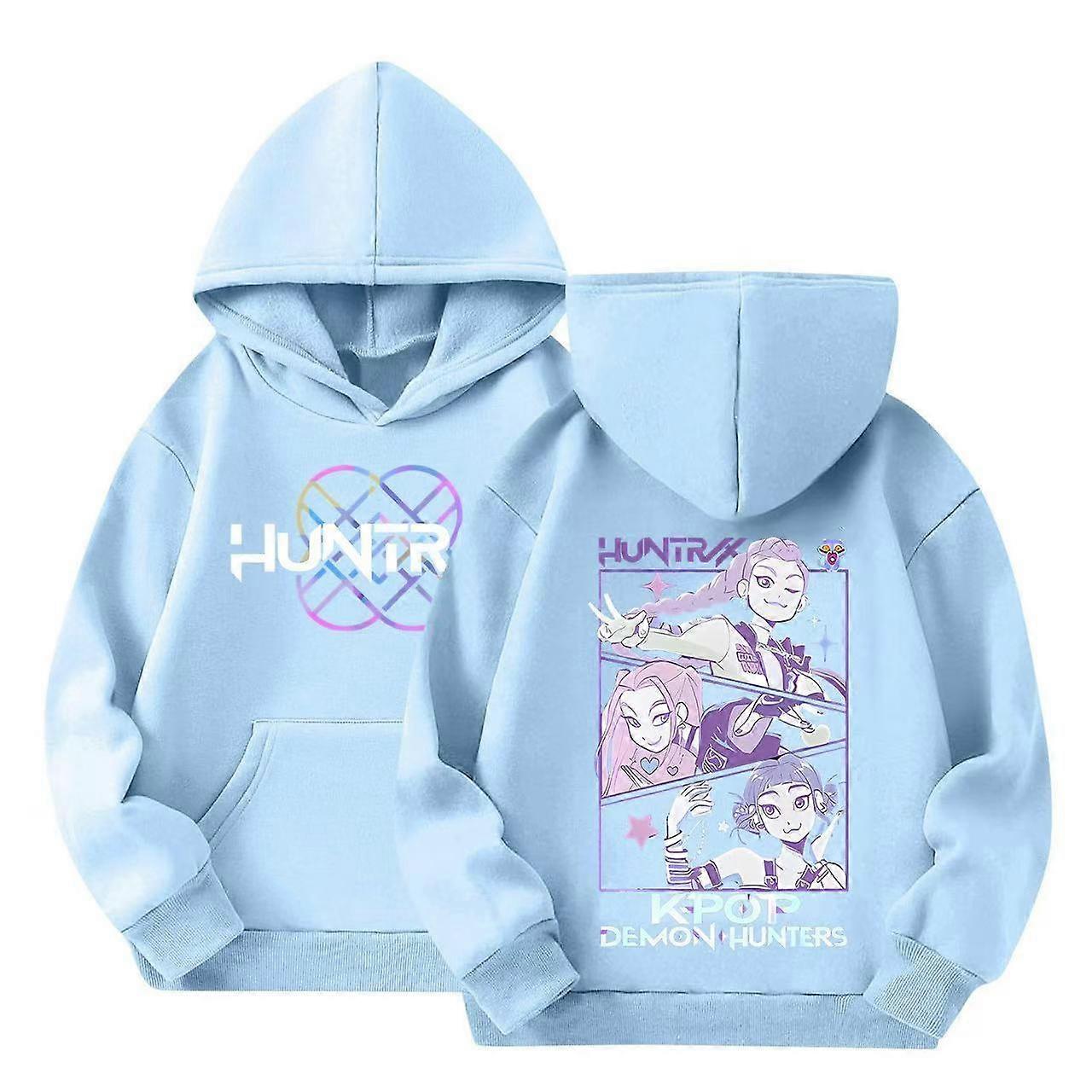 KPOP Demon Hunters Sweat-shirt à capuche HUNTRX Enfant