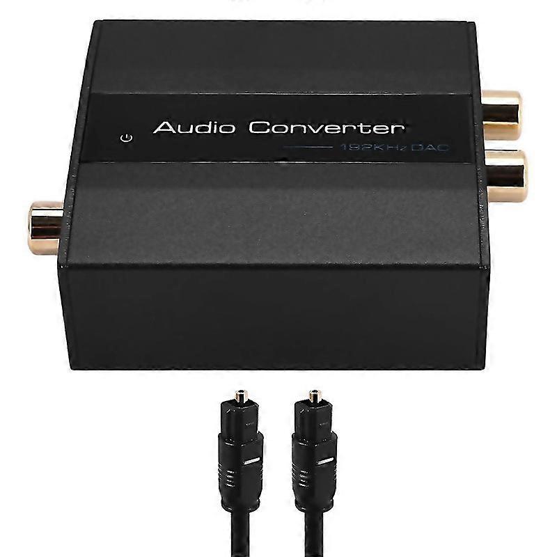 For Optical To Rca Converter Audio Converter Digital To Analog Audio Coaxial To Rca Adapter 35mm Aux