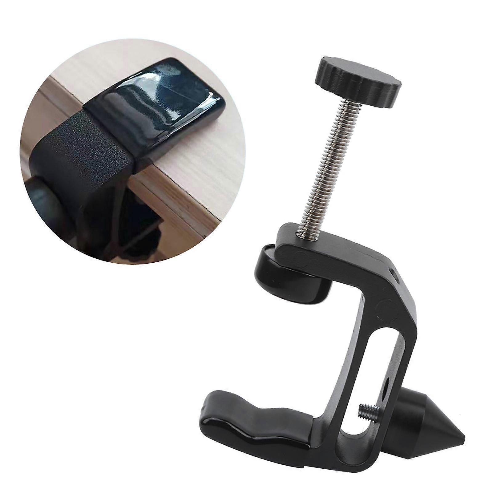 Clarinet Table Side Bracket W17 Black Adjustable Durable Clamp