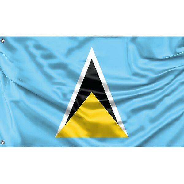 Saint Lucia Flag Pattern 956