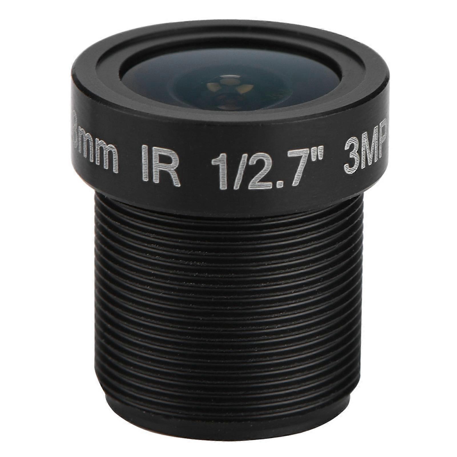 Objectif de caméra CCTV 2,8 mm, 3 millions de pixels, objectif CCTV IR 1/3'', prisme à 5 couches pour caméra réseau