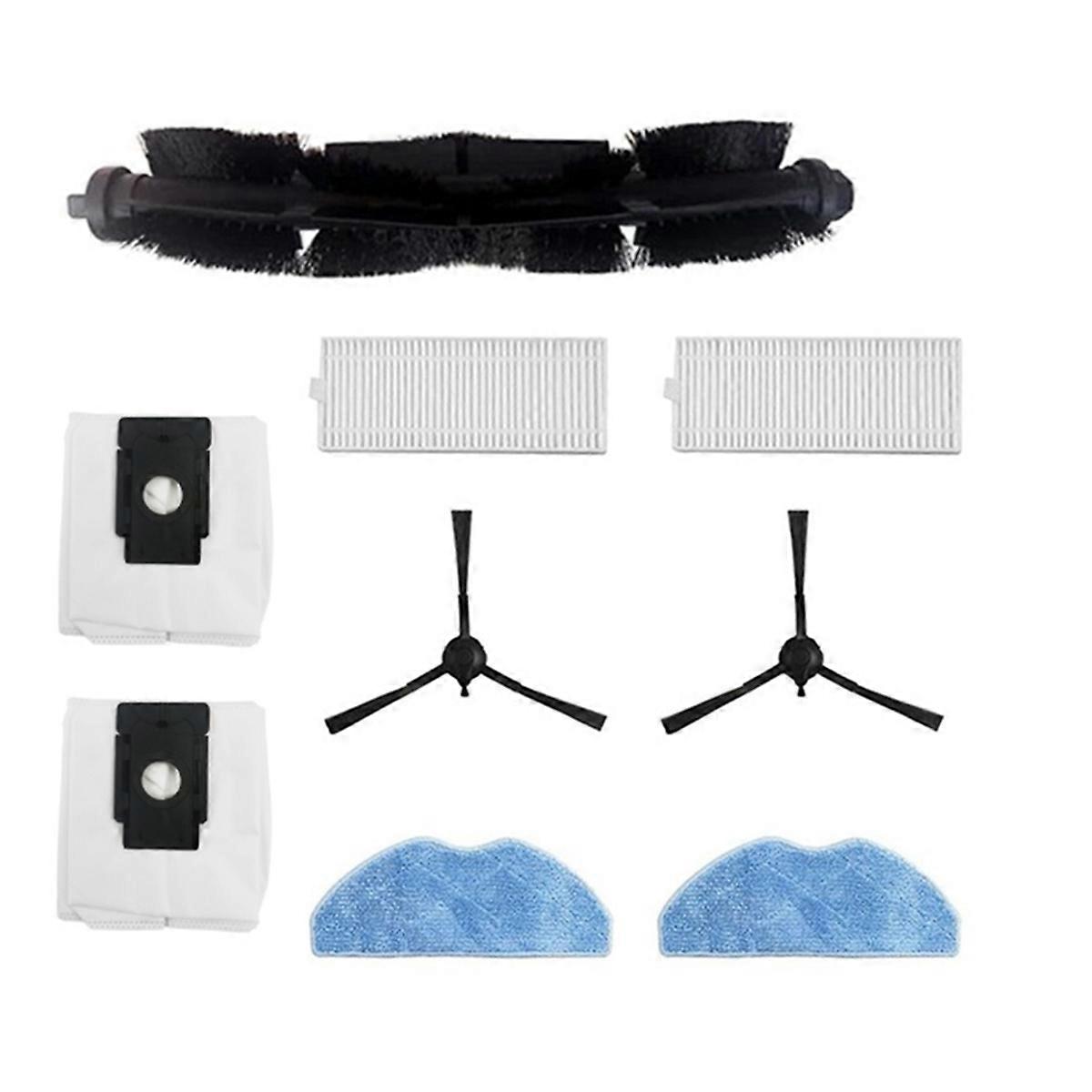 9 Pcs for 360 S8 / Botslab S8 Plus / Choice R2 / R2s Lite / R2 Plus Sweeping Machine Accessories