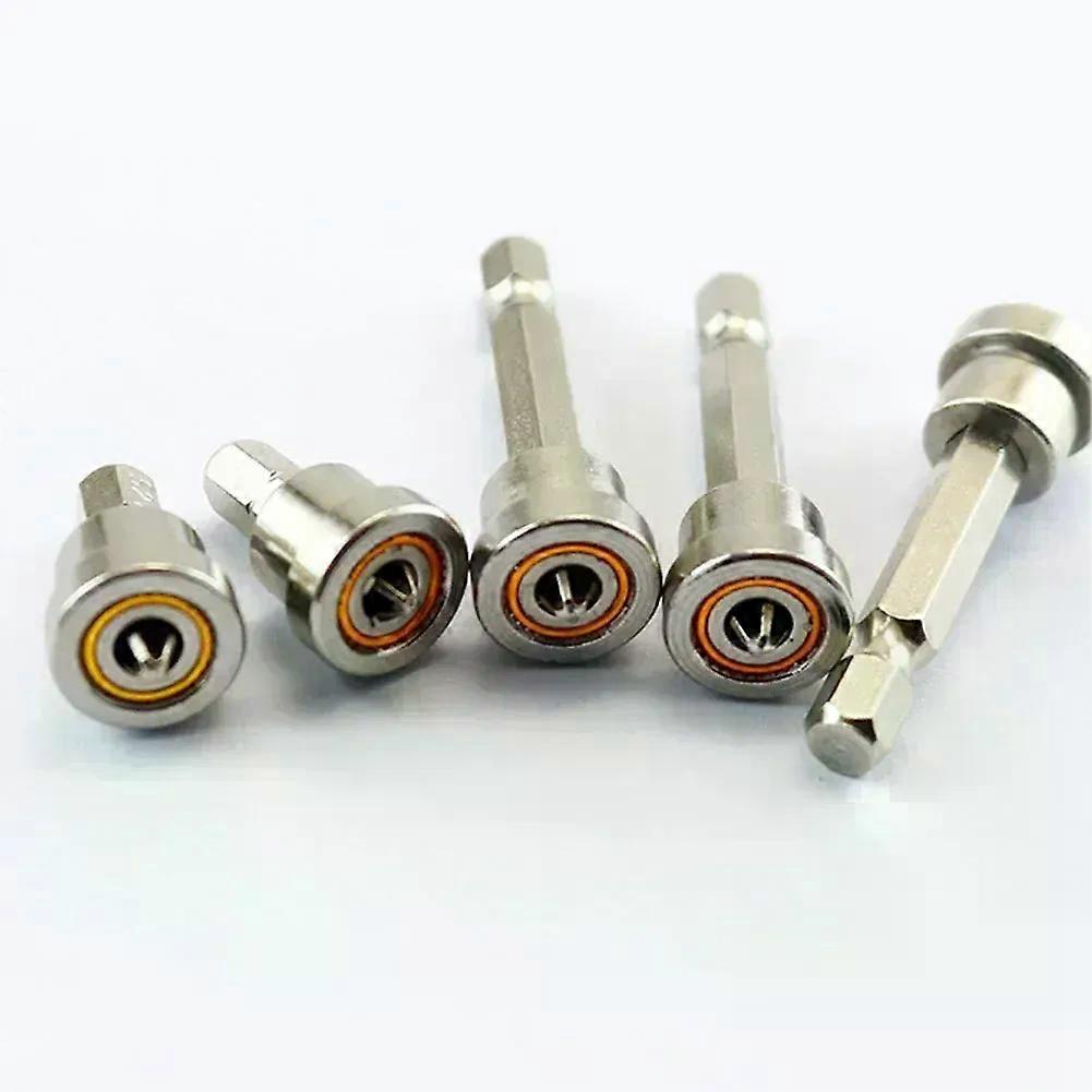 1/2pcs With Magnetic Ring Positioning Screwdriver Bits Wood-working Screw Hex Shank For Woodworking/installation Of Plasterboard