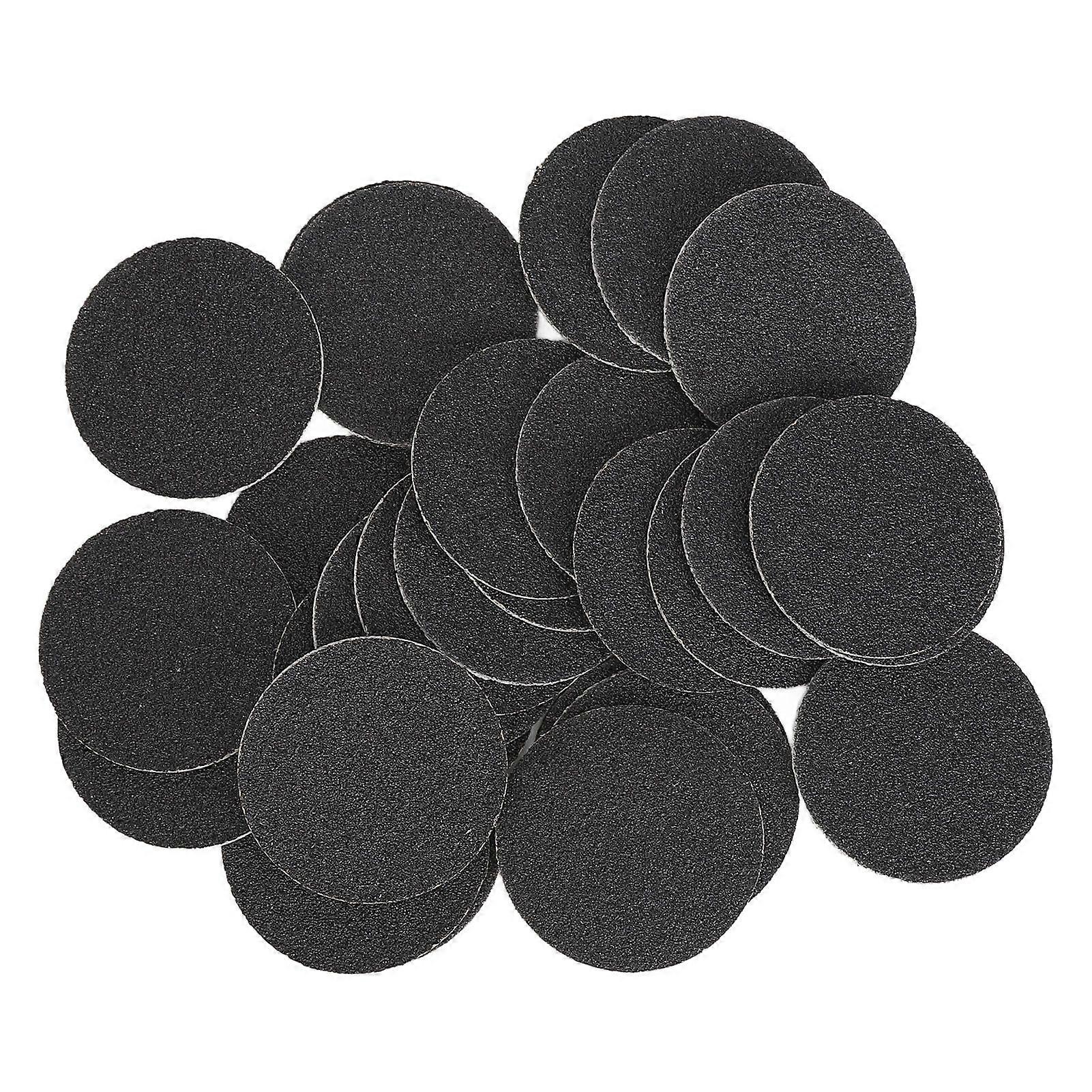 60pcs 180 Grit Foot File Replacement Sandpaper Pad Self Adhesive Pedicure Tool Electric Foot File Refill Disks