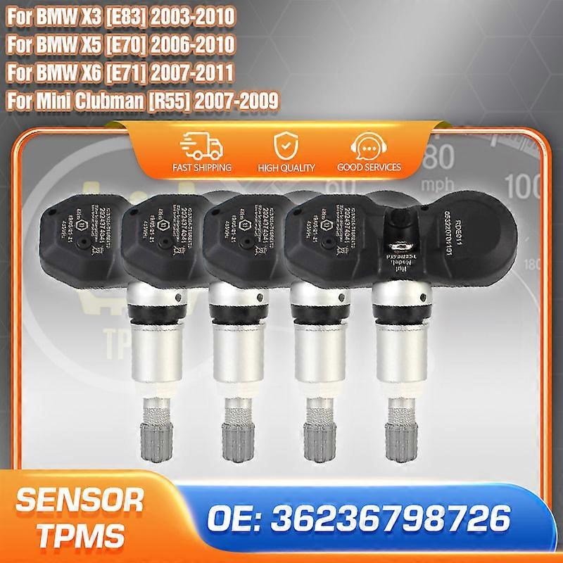 Applicable 36236798726 433 MHz TPMS Sensor For Mini R55 BMW X5 E70 X6 E71 X3 E83 BMW Z4 E86 E89 Tire Pressure Monitor Sensor 36236771034