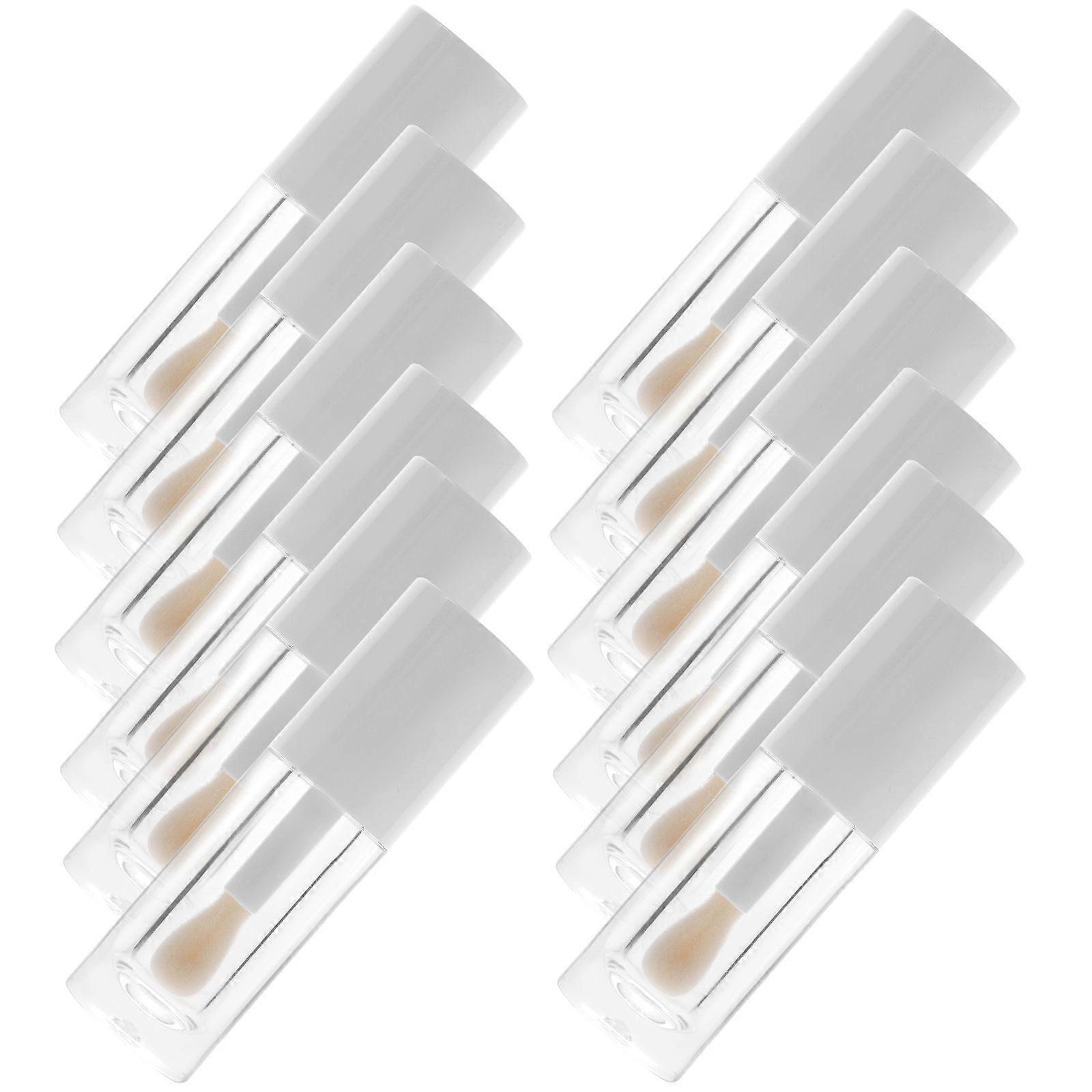 Lip Gloss Tubes Plastic Refillable Lip Balm Container with Wand 48Pcs