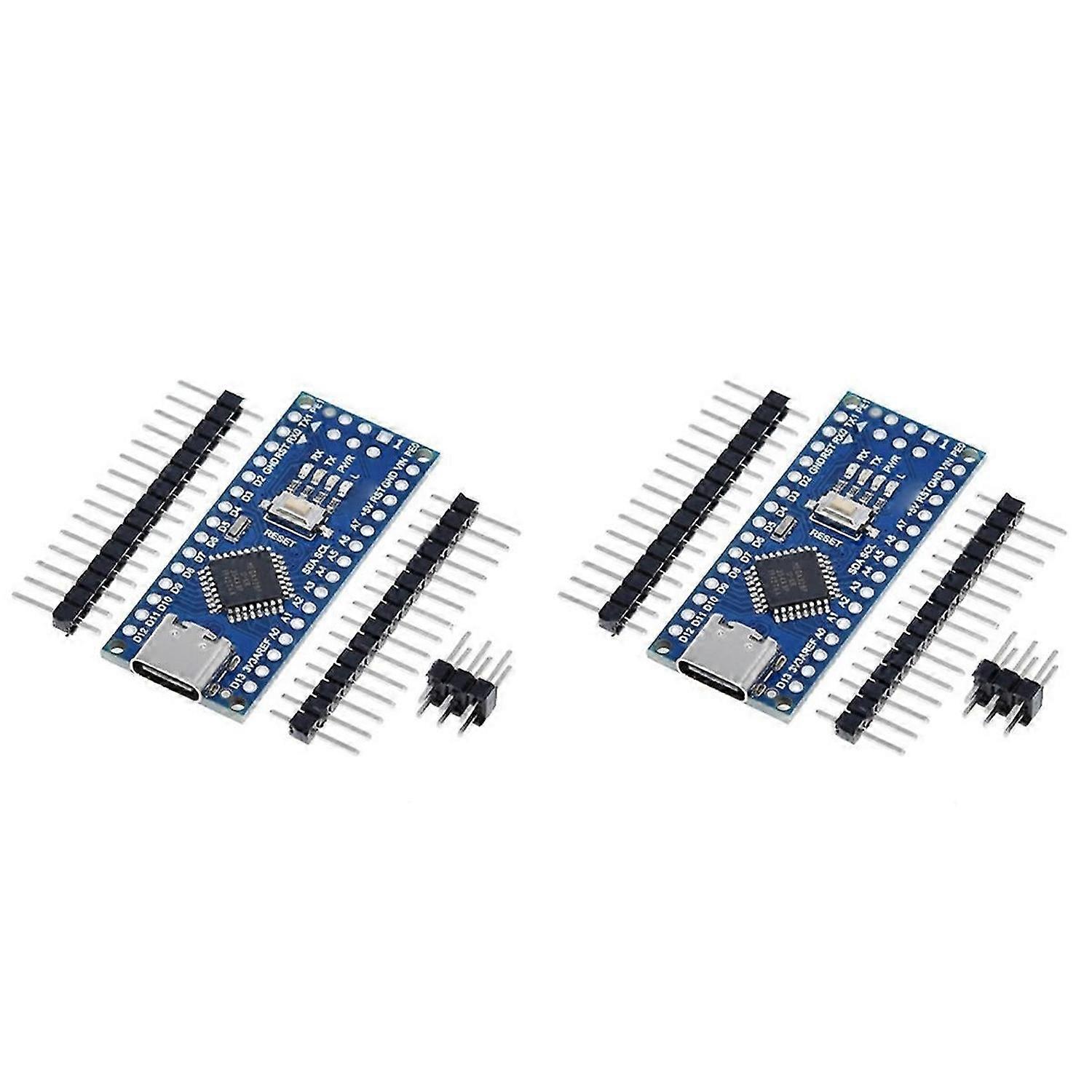 2Pcs for Type-C Nano Board V3.0 with PIN Headers ATMEGA328P