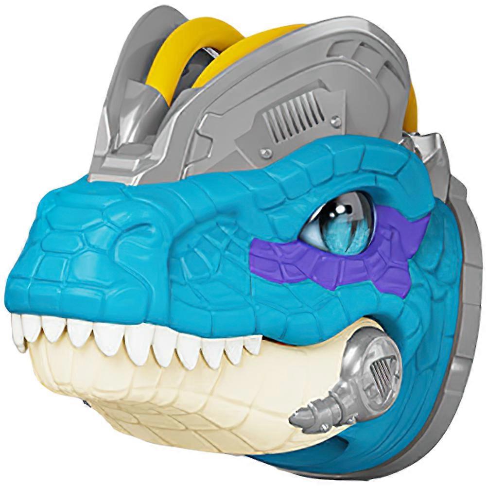 Educational Dinosaur Toy Hand Puppet for Decor Blue Creative Toy