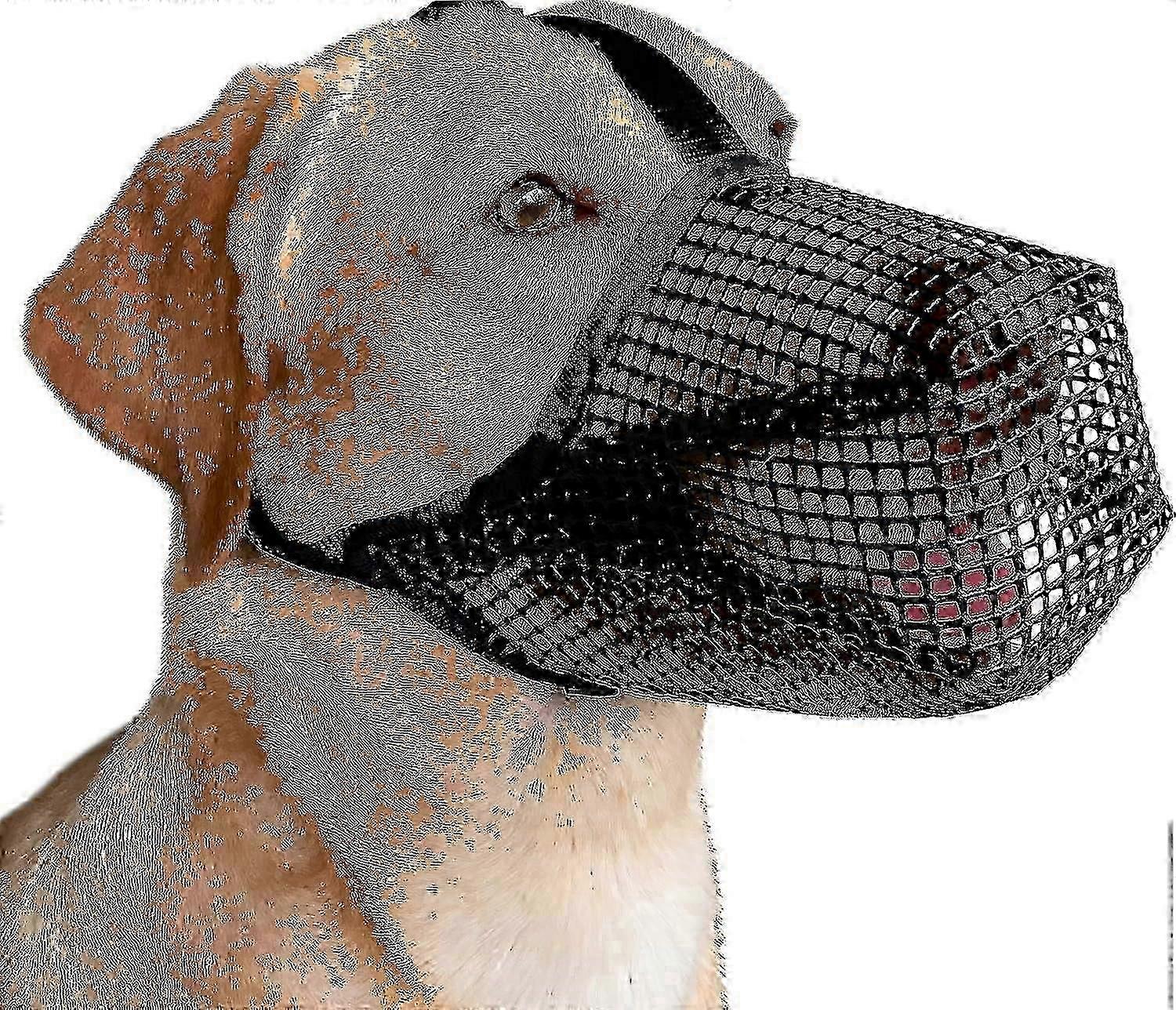 Dog Muzzle Poisoned Bait Protection Muzzle With Adjustable Strapsp