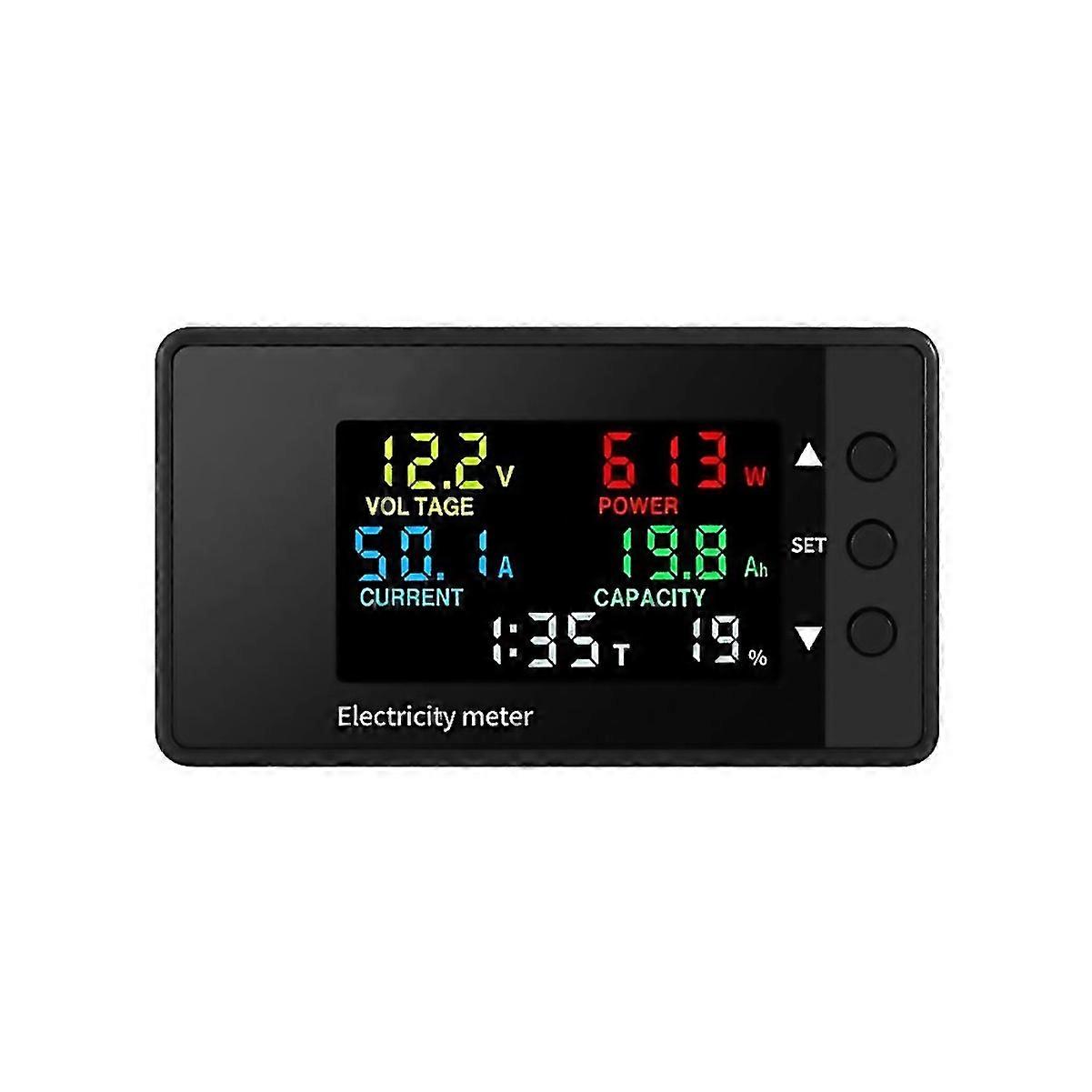 For 6in1 Voltmeter Ammeter Dc 75100v Wattmeter