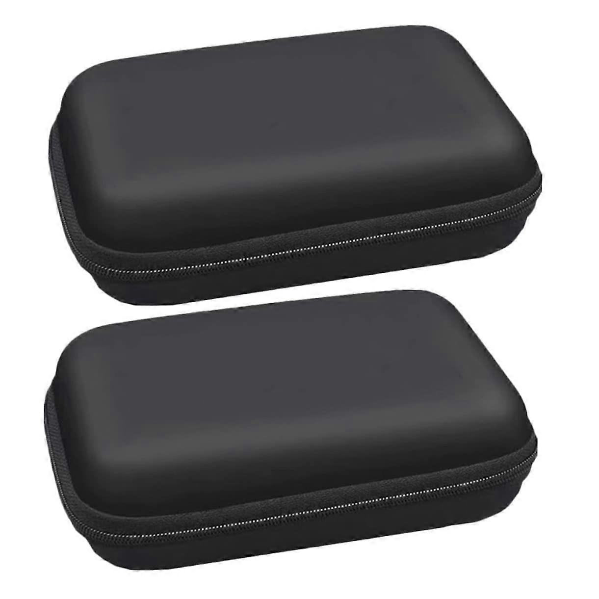 2Pcs Digital Storage Bag Organizer Shockproof EVA Cases For Electronics Accessories Durable EVA Material Compact Size