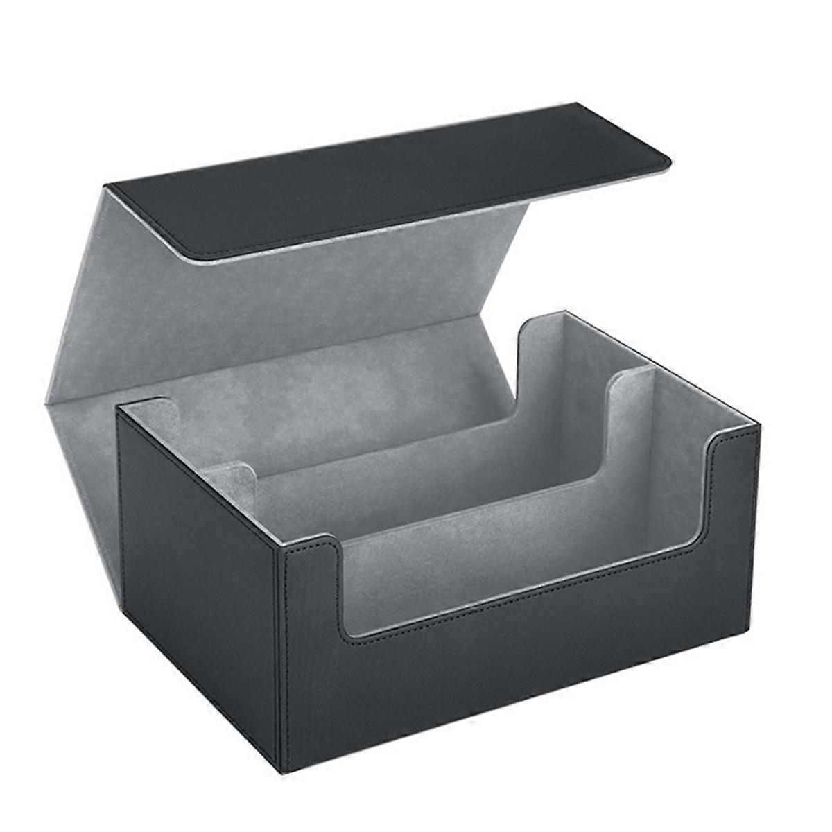 Card Storage Box for Trading Cards,Card Deck Case, Black