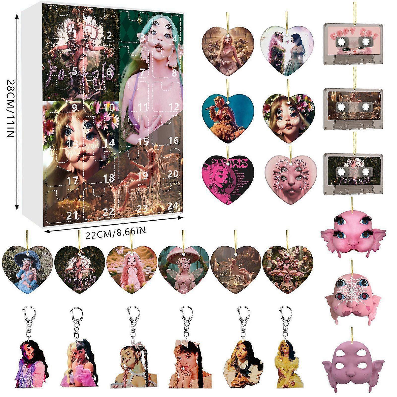 Melanie Martinez Blind Box Christmas Countdown Blind Box Christmas Tree Pendant