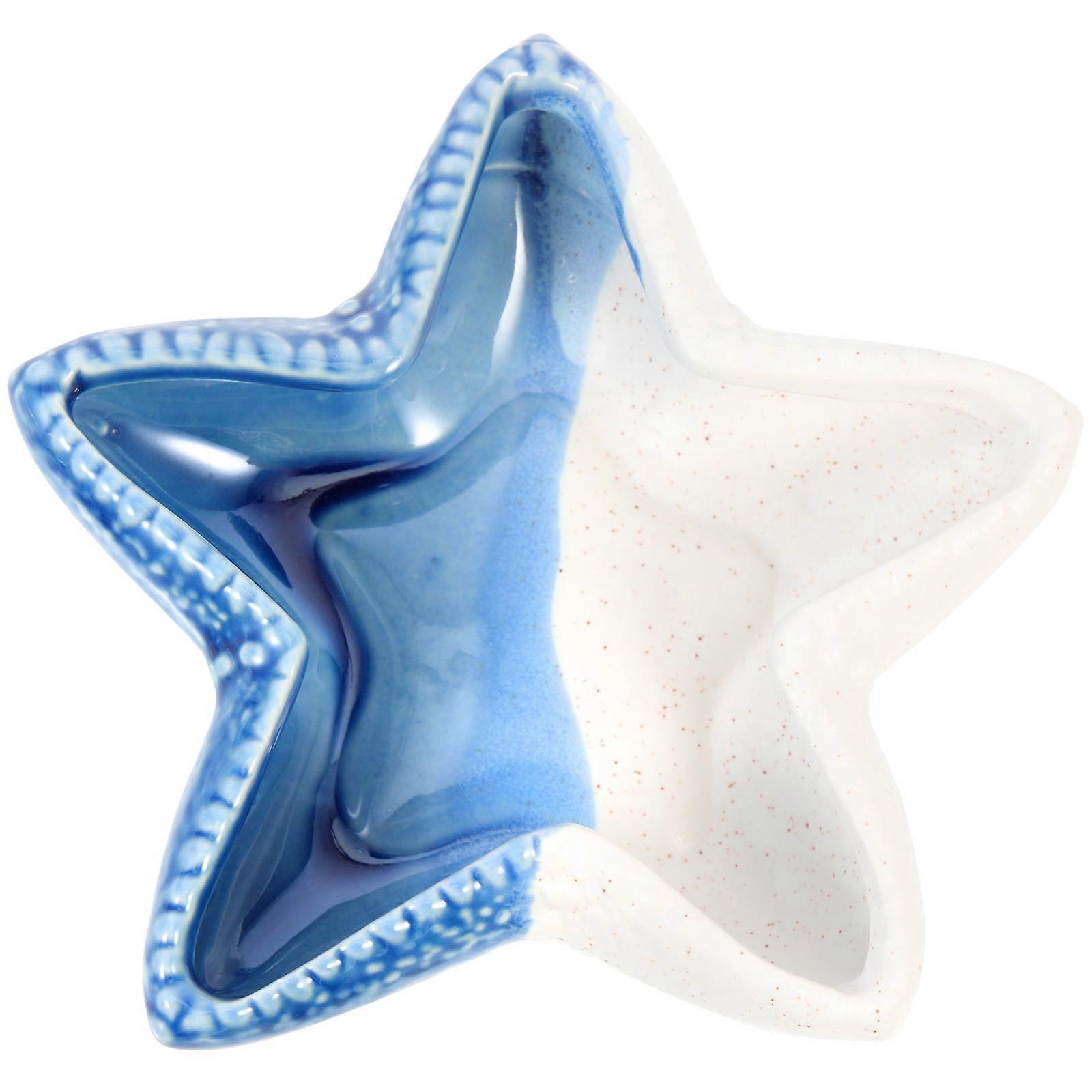 Decorative Ocean Theme Trinket Dish Key Holder Tray 3Pcs for Storage