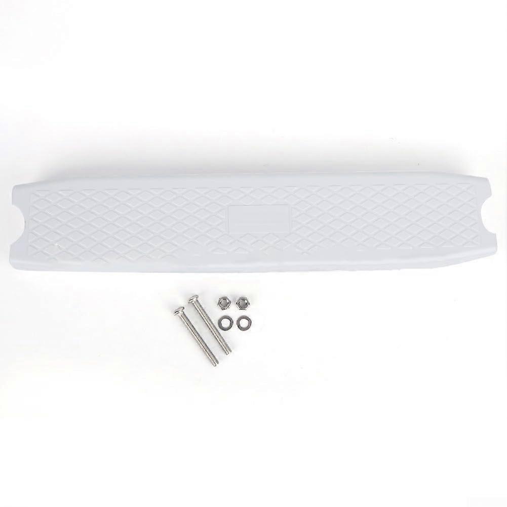 Swimming Pool Ladder Mat AntiSlip Tread With Screws For Most AboveGround Pool Ladders White