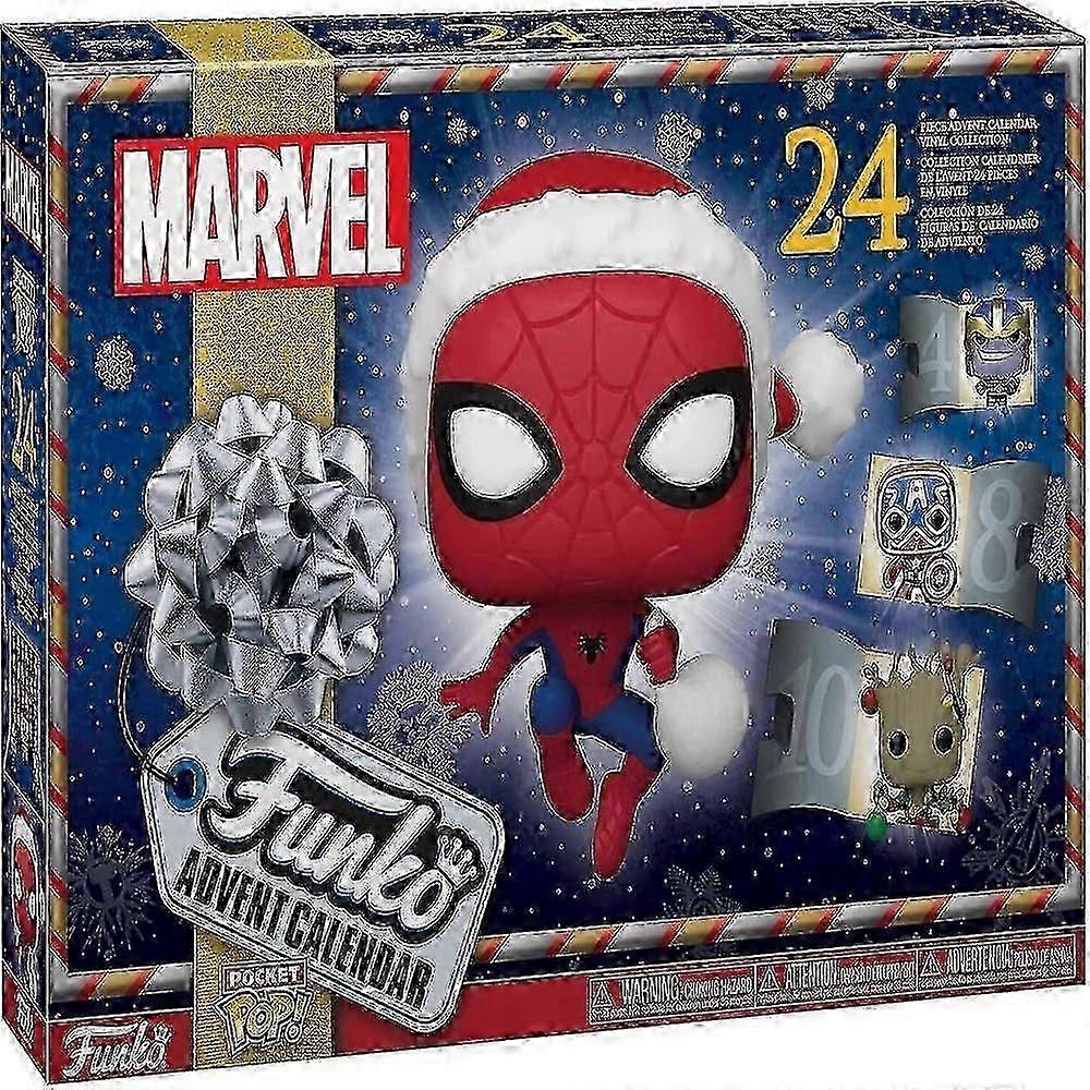 Marvel Funko Advent Calendar with 24 Pocket Pop! Figures for Christmas