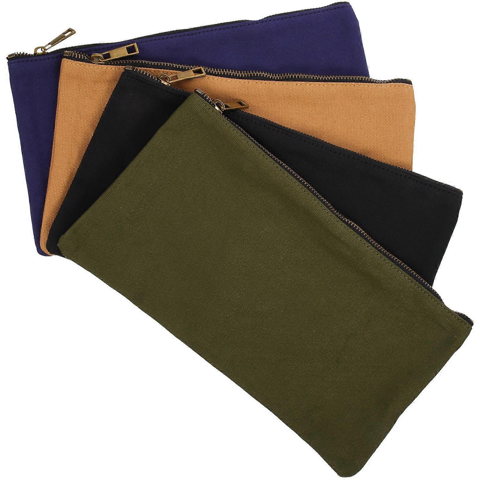 Tool Organizer Canvas Bag for Storage Use 20Pcs Portable Zipper Pouches