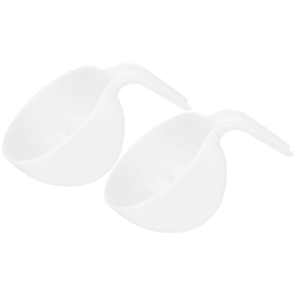 Plastic Bowls For Kitchen Stackable Storage Bowls Simple Design 2Pcs