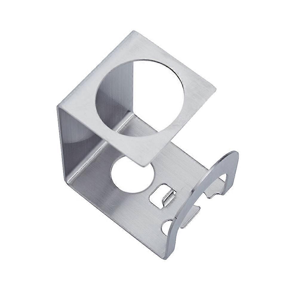 Silver Toothbrush Toothpaste Holder for Bathroom Convenience Set