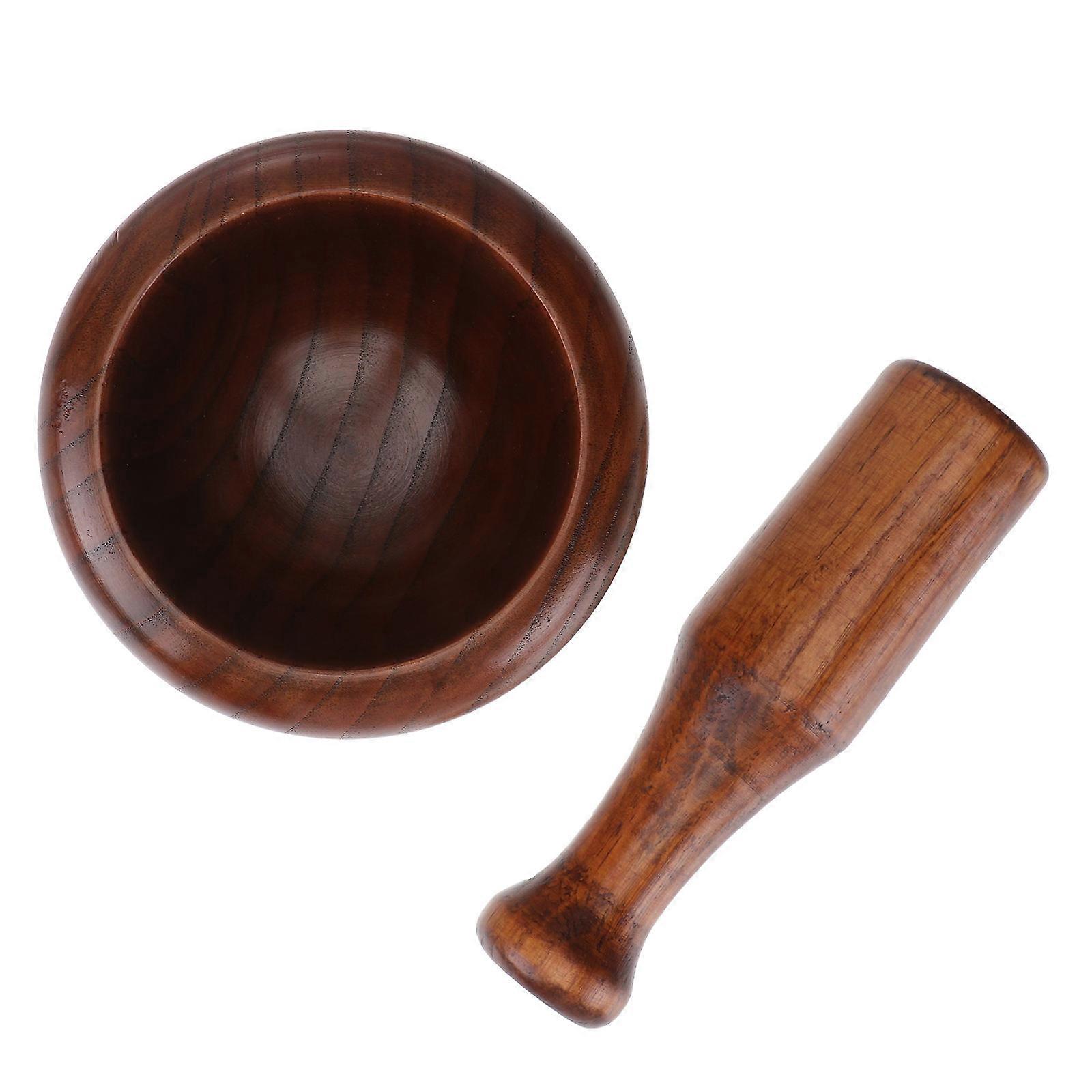 Garlic Simple Design Jujube Wood 1Set