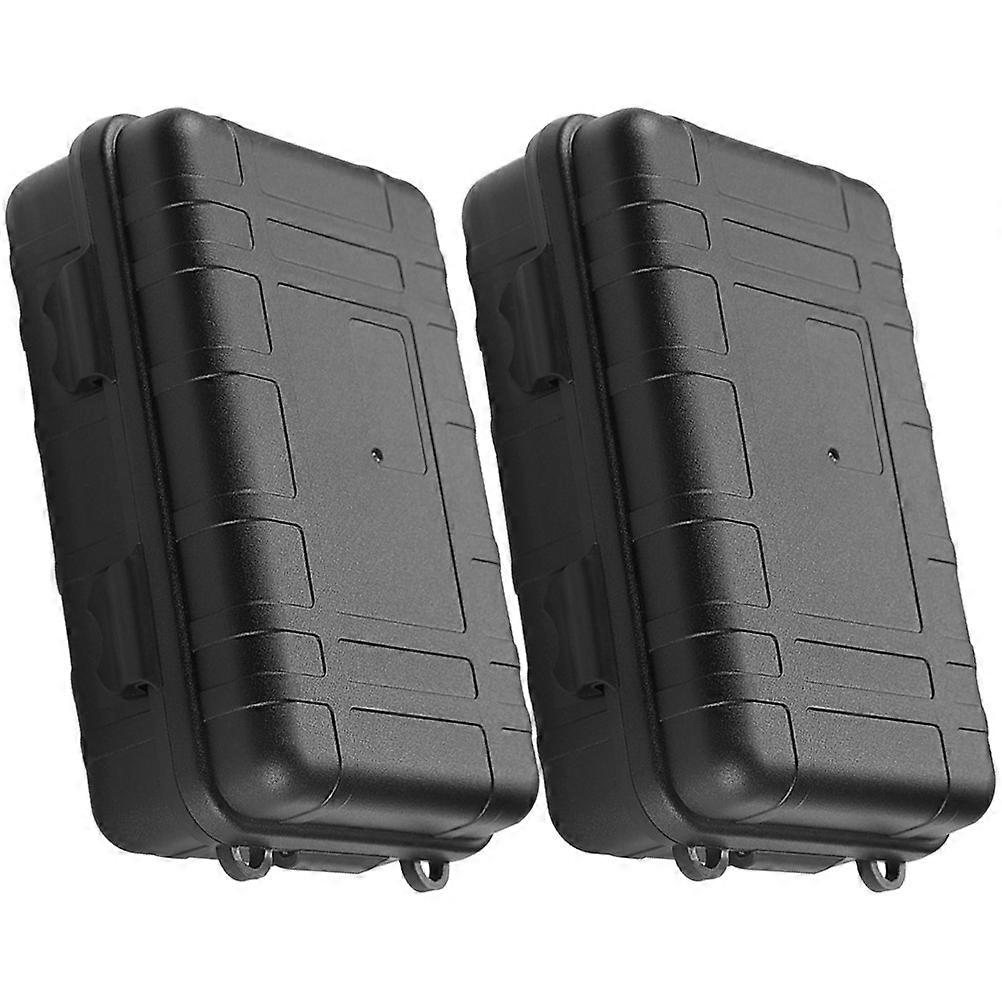 Portable Survival Box Solid Storage Box for Storage 8Pcs Black
