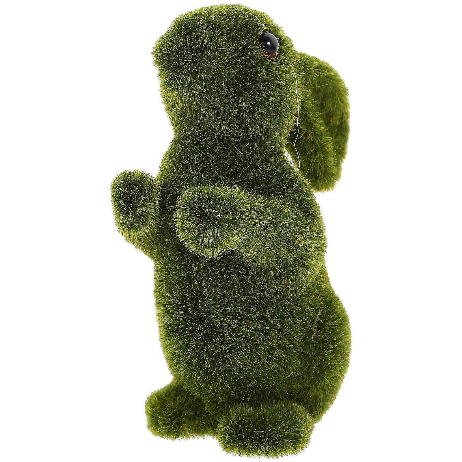 Flocking Rabbit Decor Easter Bunny Decoration for 5Pcs Home Decoration