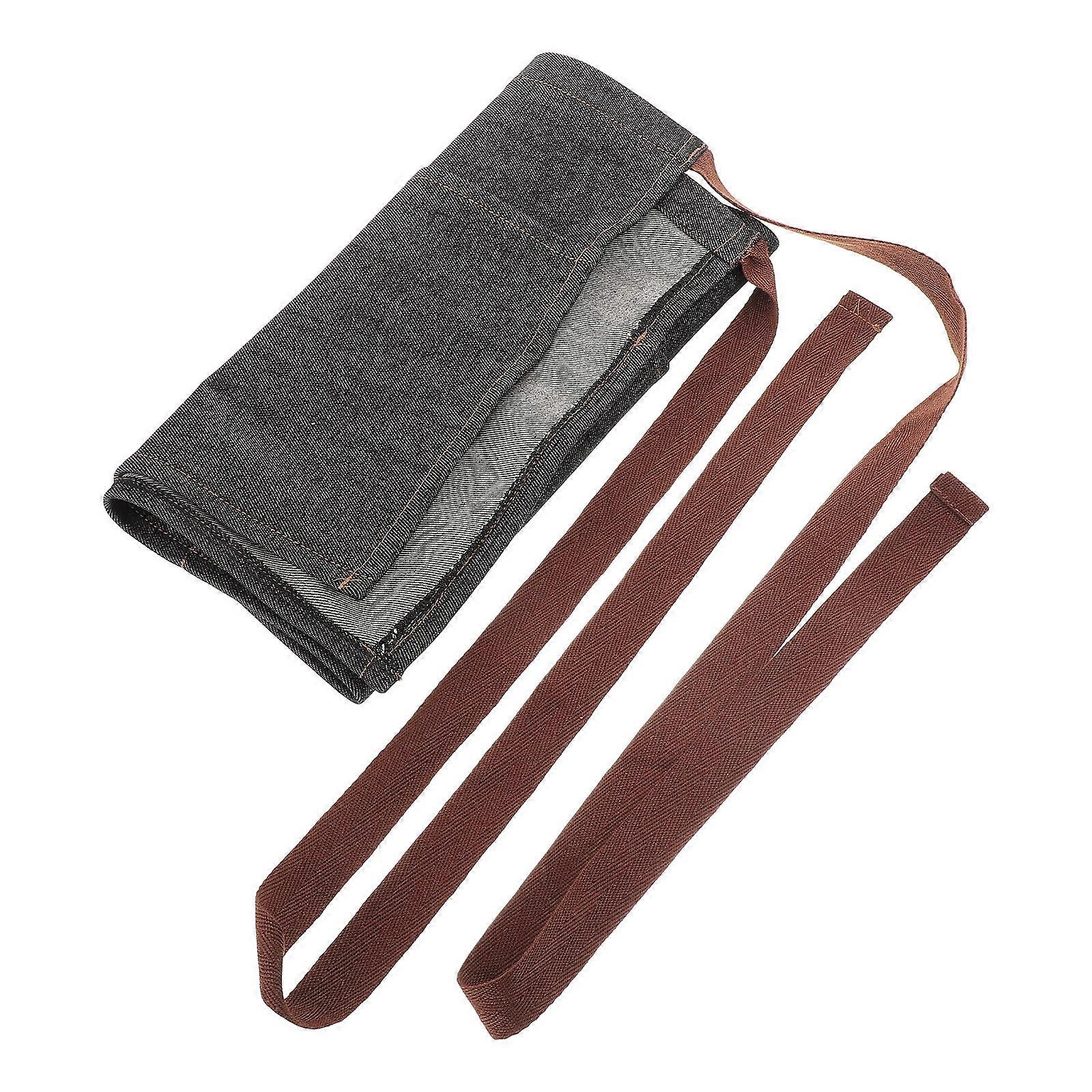 Serving Apron Denim Waist Apron with Pockets for Kitchen Use 6Pcs