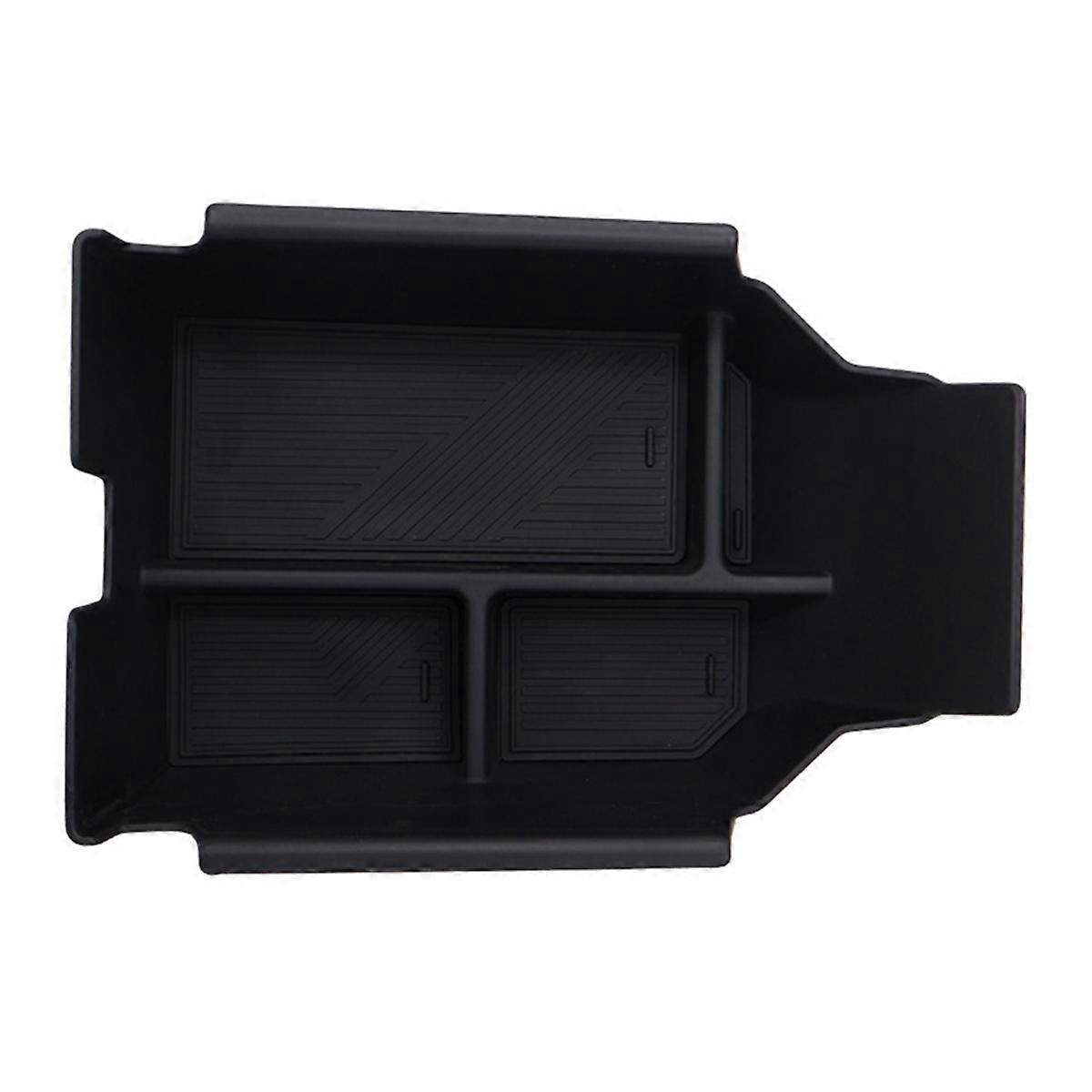 Central Armrest Storage Box Organizer Tray Flocking Storage Box