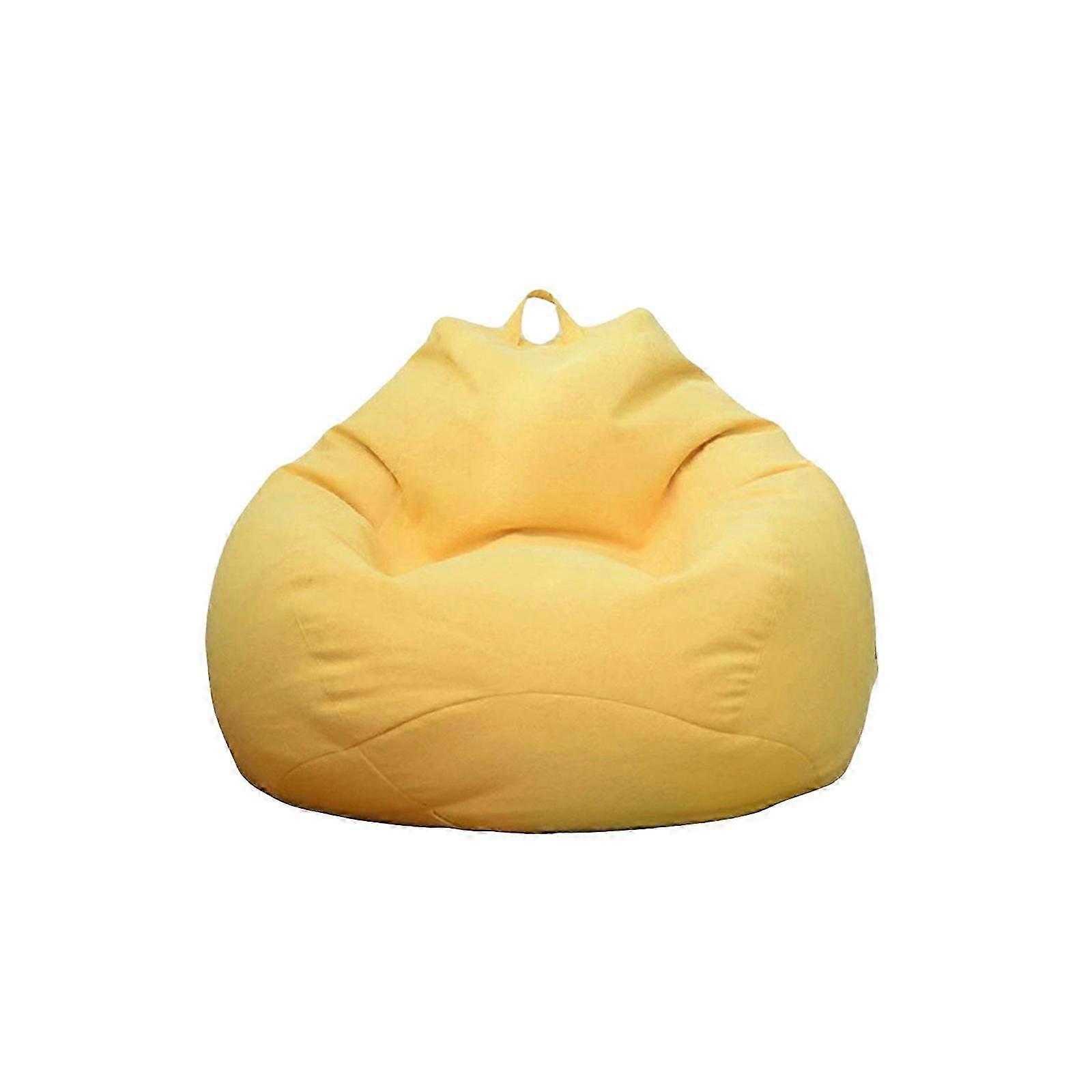 Housse de canapé sans rembourrage, confortable, 75 x 95 cm, jaune brillant